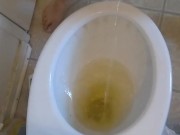 PinkMoonLust Hairy Onlyfans Slut Makes Mess Spreading Hairy Pussy Pees Peeing Standing like a Boy
